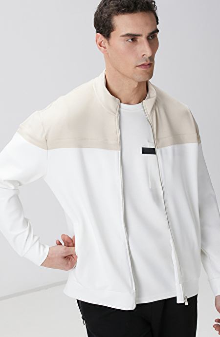 Kırık Beyaz Bej Sweatshirt_1