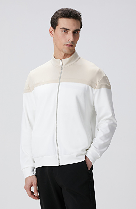 Kırık Beyaz Bej Sweatshirt_3