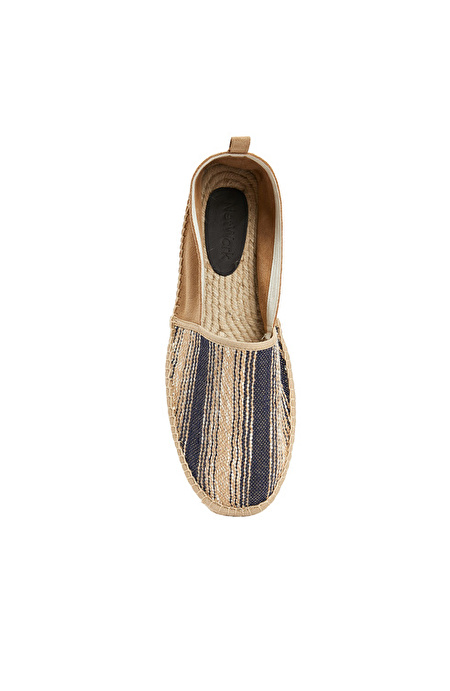 Mavi Bej Erkek Espadril_3