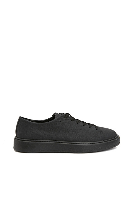 Siyah Erkek Deri Sneaker_1