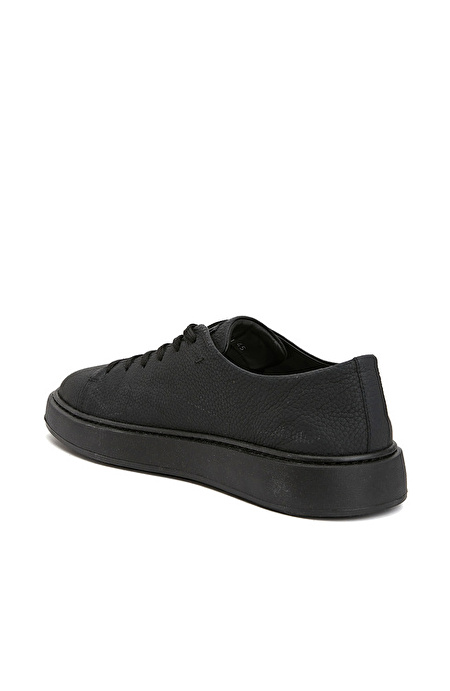 Siyah Erkek Deri Sneaker_2
