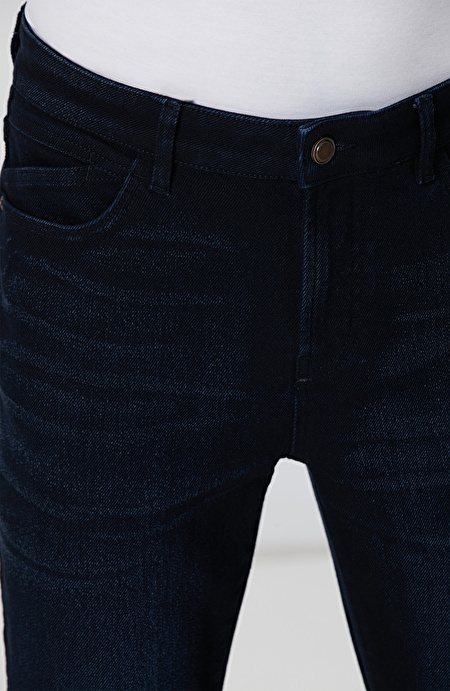 Lacivert Denim Pantolon_3