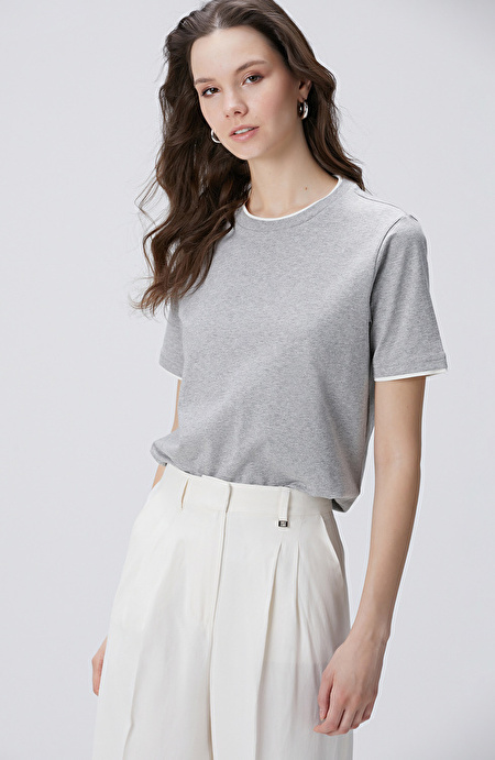 Gri Melanj T-shirt