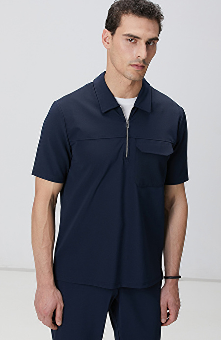 N-Tech Lacivert Sweatshirt_1