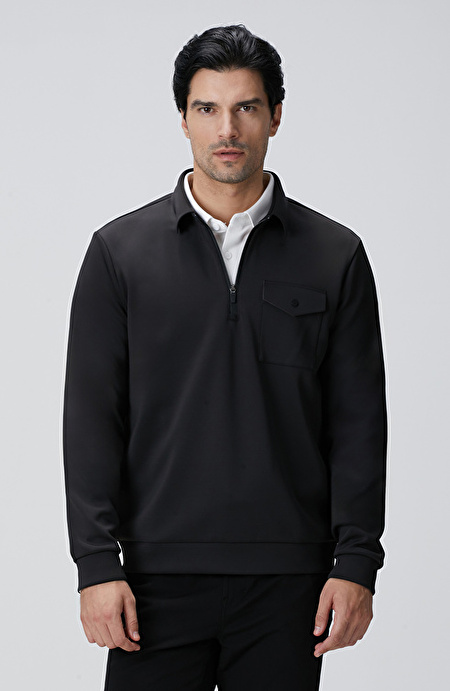 N-Tech Siyah Erkek Sweatshirt