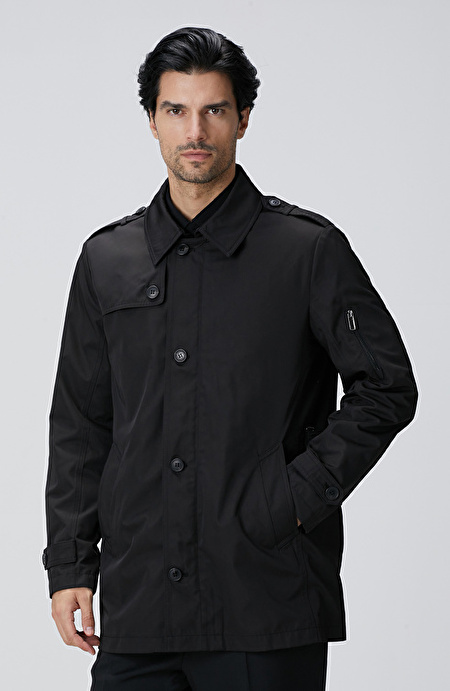 Siyah Trenchcoat