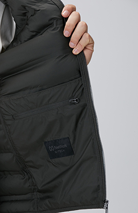 Haki Puffer Casual Yelek_8