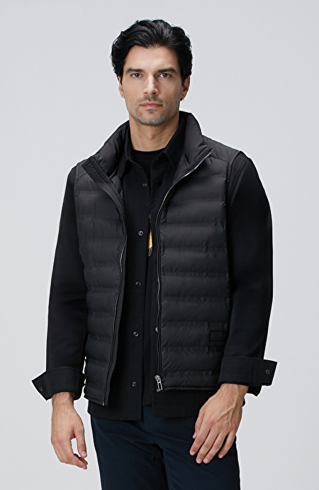 Siyah Puffer Casual Yelek_1