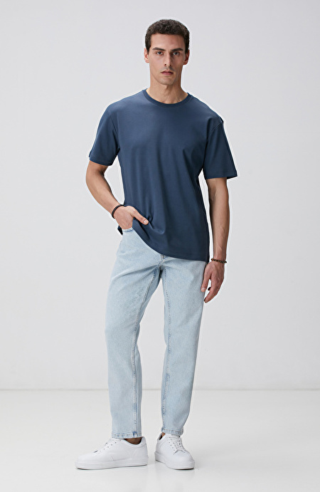 Buz Mavisi Denim Pantolon