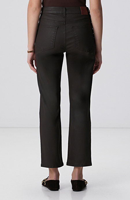 Koyu Kahverengi Denim Pantolon_3