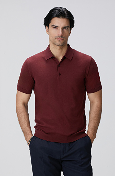 Bordo Basic Triko Kazak