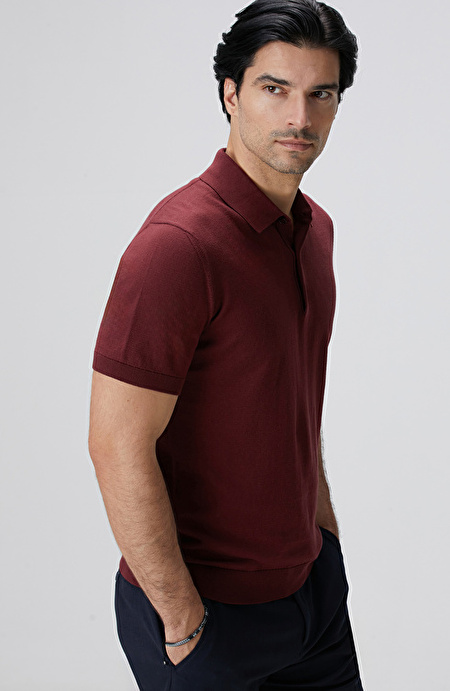 Bordo Basic Triko Kazak_1