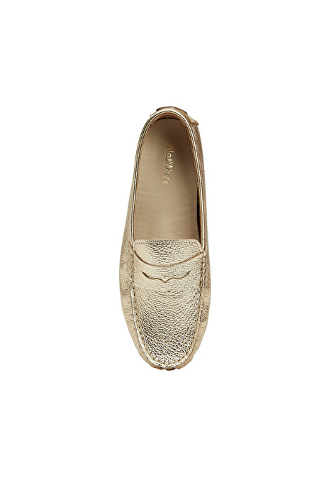 Gold Kadın Deri Loafer_3
