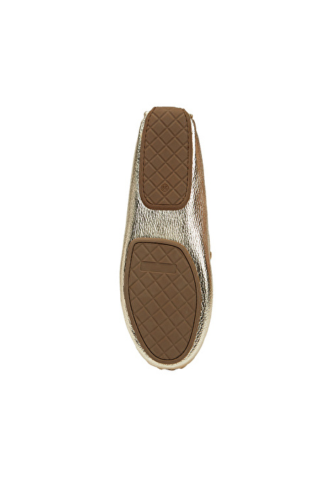 Gold Kadın Deri Loafer_4