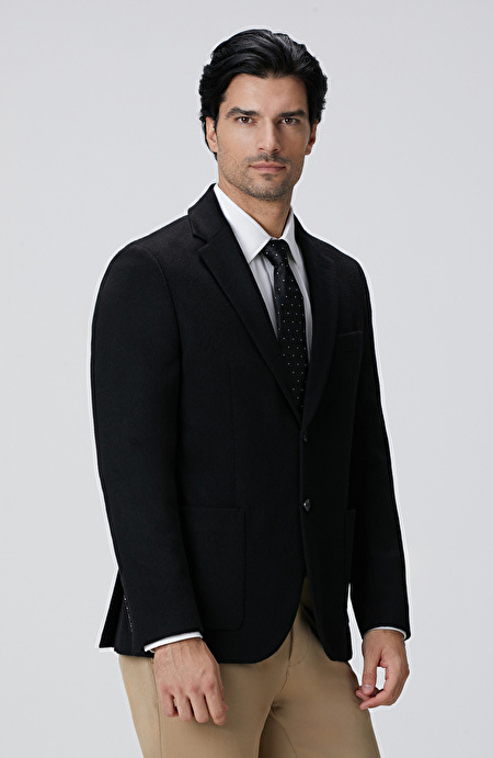 Limited Siyah Kaşmir Ceket_4