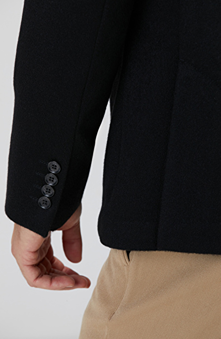 Limited Siyah Kaşmir Ceket_7