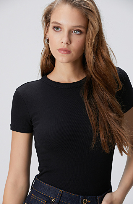 Siyah Basic T-shirt_1