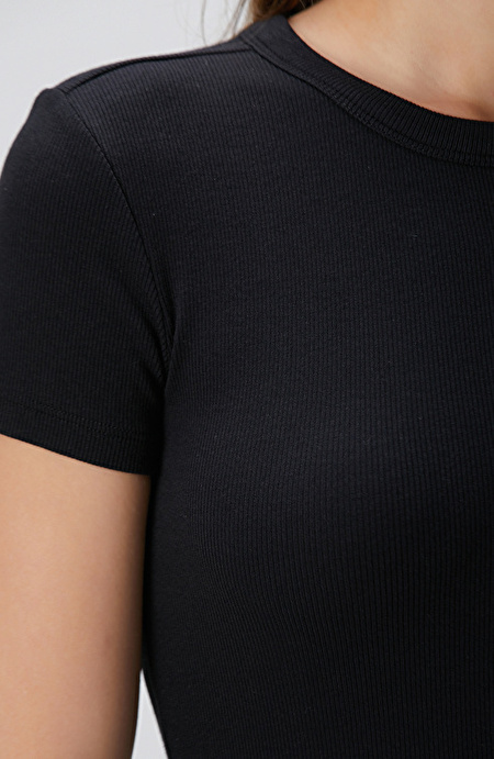 Siyah Basic T-shirt_5