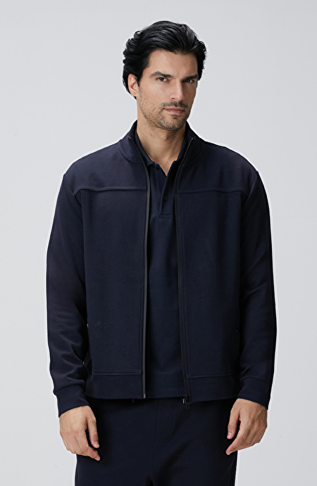 Lacivert N-Tech Scuba Sweatshirt
