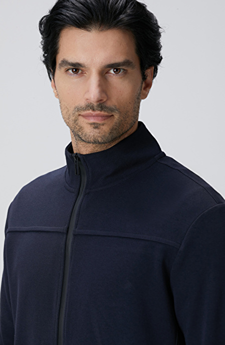 Lacivert N-Tech Scuba Sweatshirt_5
