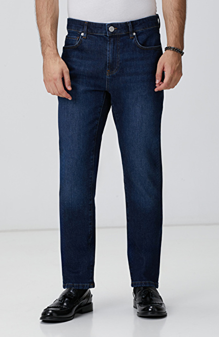 Lacivert Erkek Denim Pantolon_1