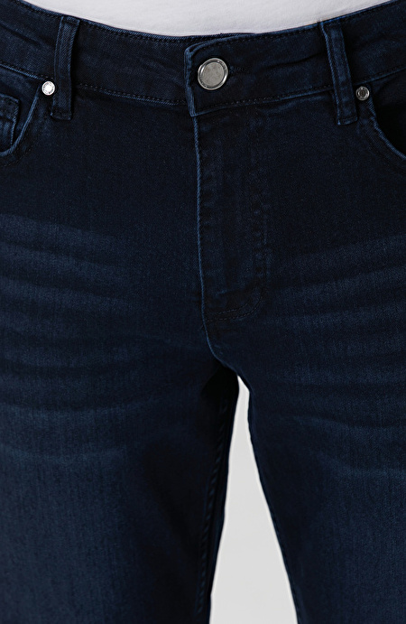 Koyu Lacivert Denim Pantolon_3