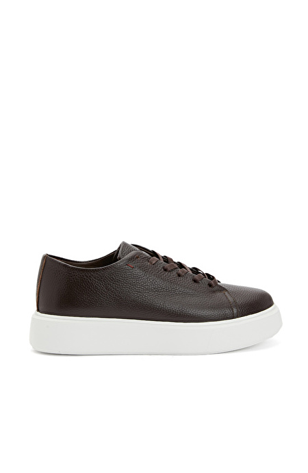 Acı Kahve Kadın Deri Sneaker