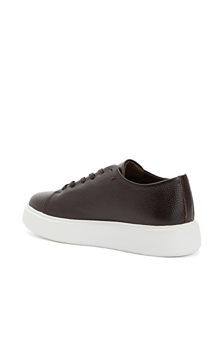 Acı Kahve Kadın Deri Sneaker_2