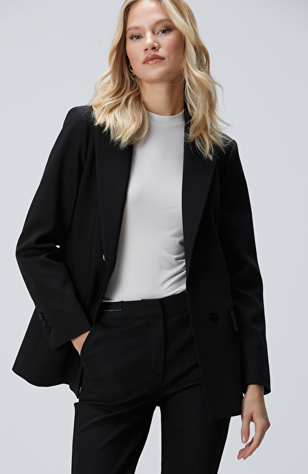 Siyah Blazer Ceket_0