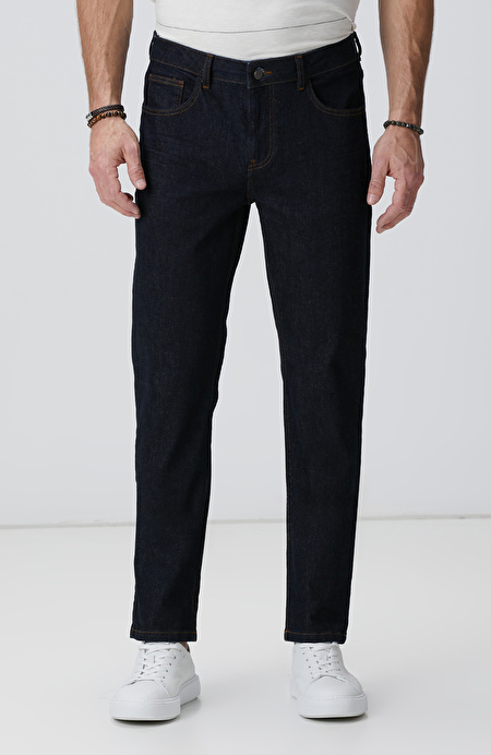 Lacivert Denim Pantolon_1