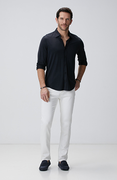 Kırık Beyaz Casual Pantolon_0