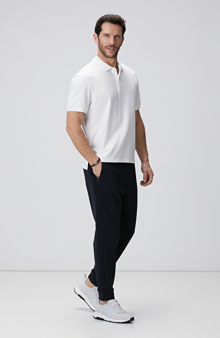 N-Tech Beyaz Polo Yaka T-shirt_2