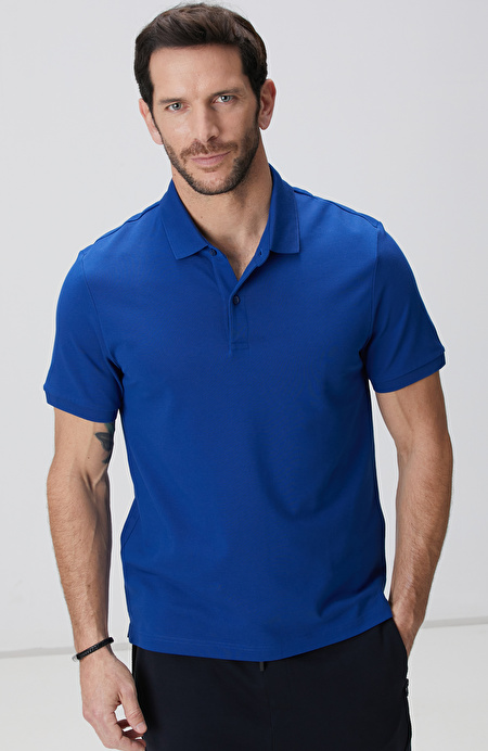 N-Tech Saks Polo Yaka T-shirt_0