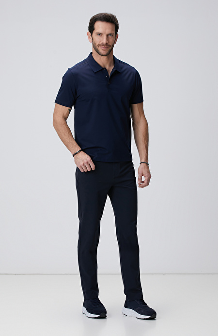 N-Tech Lacivert Polo Yaka T-shirt_2
