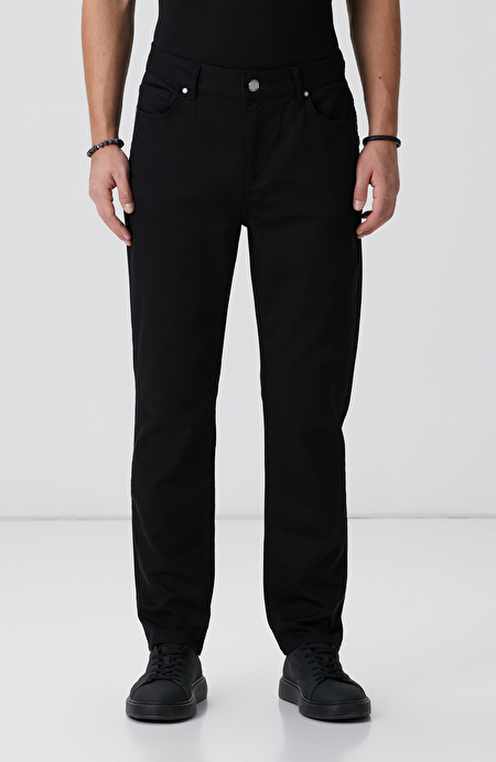 Siyah Casual Pantolon_1