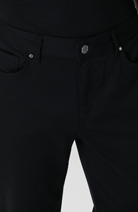 Siyah Casual Pantolon_3