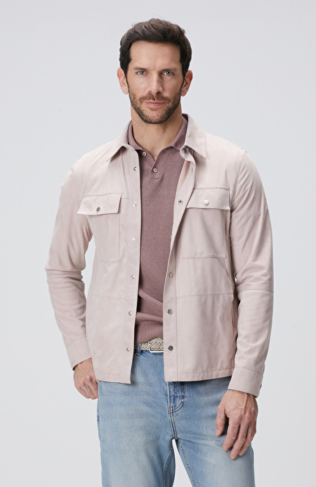 Pembe Süet Mont_0