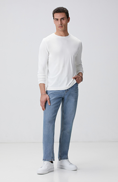 Açık Mavi Jean Pantolon_0