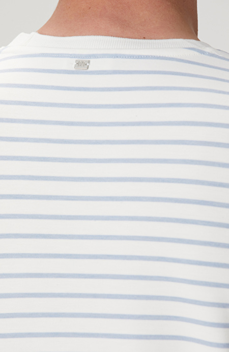Kırık Beyaz Mavi T-shirt_6