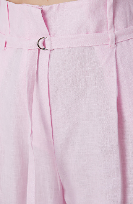 Pembe Keten Pantolon_4