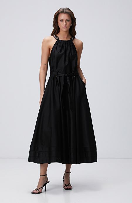 Siyah Maxi Elbise_2