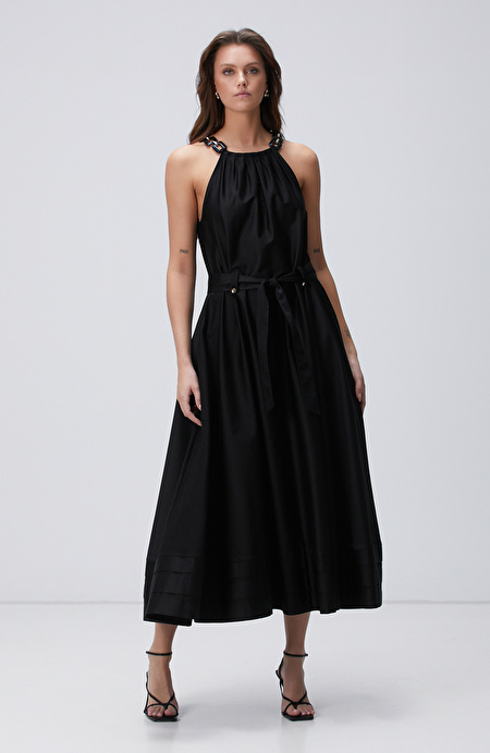 Siyah Maxi Elbise_3