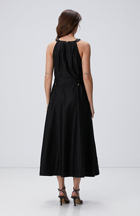 Siyah Maxi Elbise_4