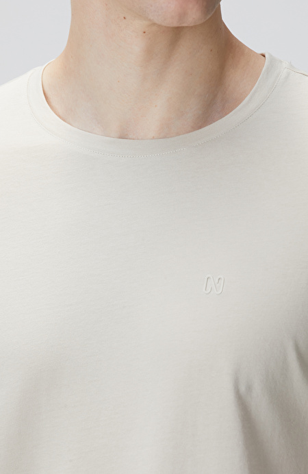 Bej Basic T-shirt_5