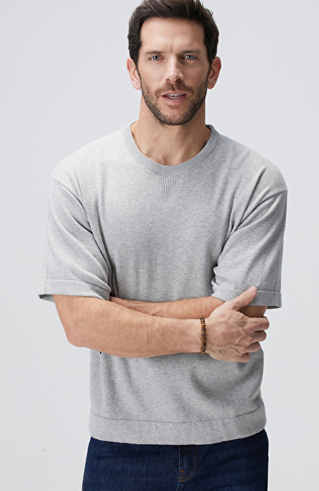 Gri Triko Sweatshirt_1