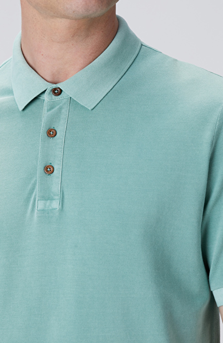 Yeşil Polo T-shirt_5