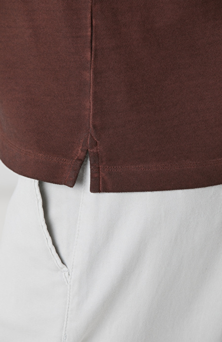 Kahverengi Polo Yaka T-shirt_6