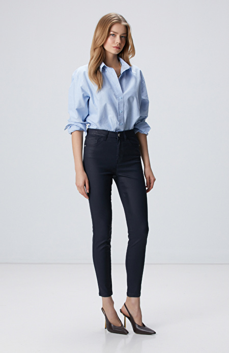 Lacivert Denim Pantolon_1