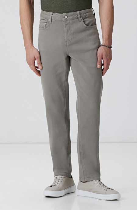 Açık Haki Denim Pantolon_1