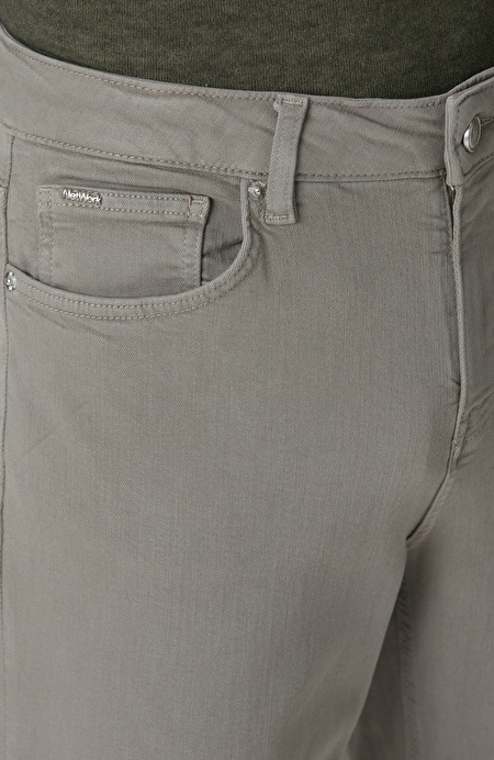 Açık Haki Denim Pantolon_3